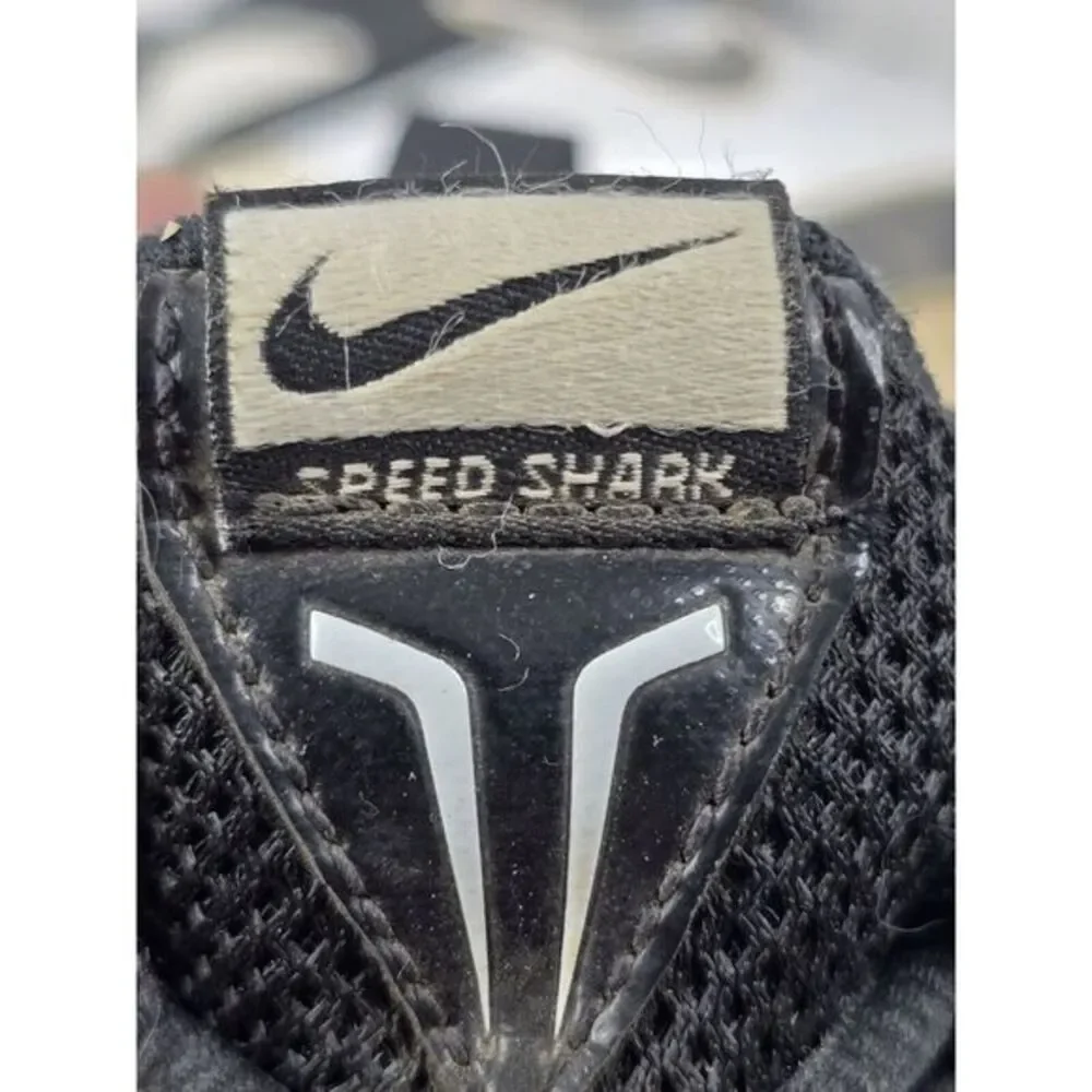 Nike‎ Speed Shark Boys Child Kids Cleats Size US 1.5Y Black & White 442251-011